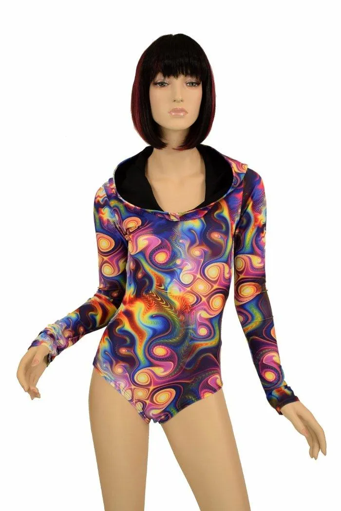 Meteorite Long Sleeve Hoodie Romper