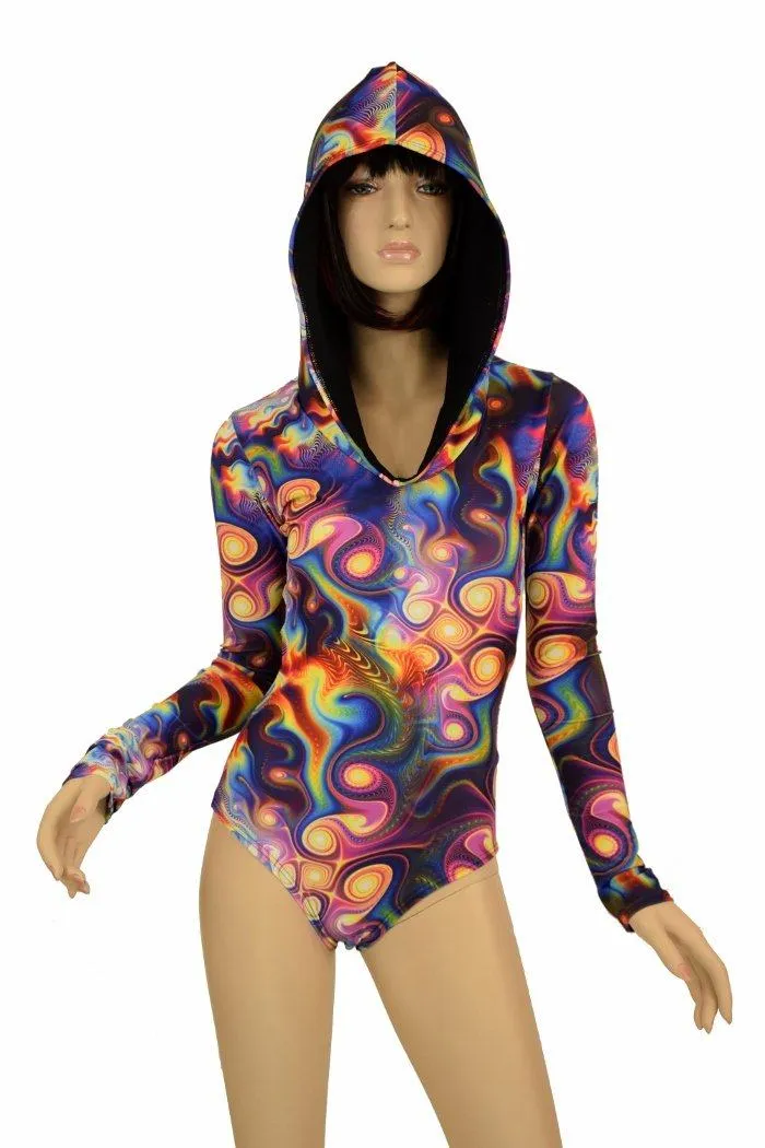 Meteorite Long Sleeve Hoodie Romper