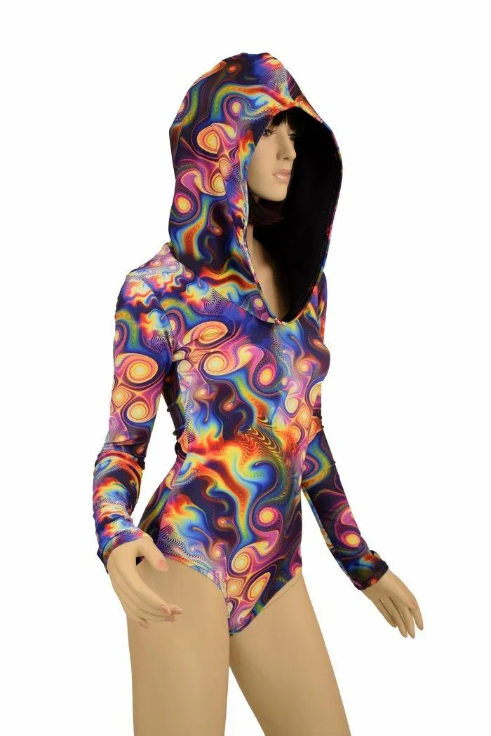 Meteorite Long Sleeve Hoodie Romper