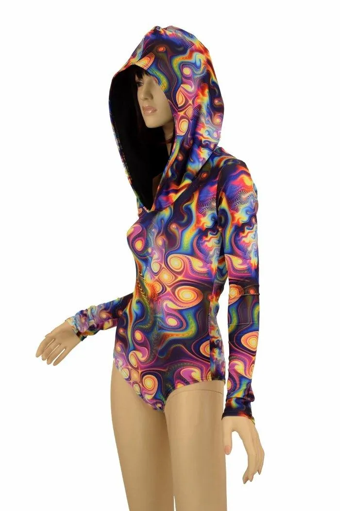 Meteorite Long Sleeve Hoodie Romper