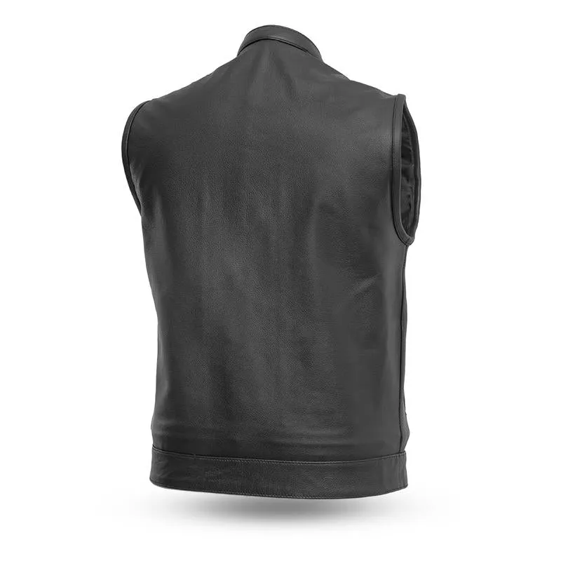 MKL - Busta Men's Motorcycle Leather Vest