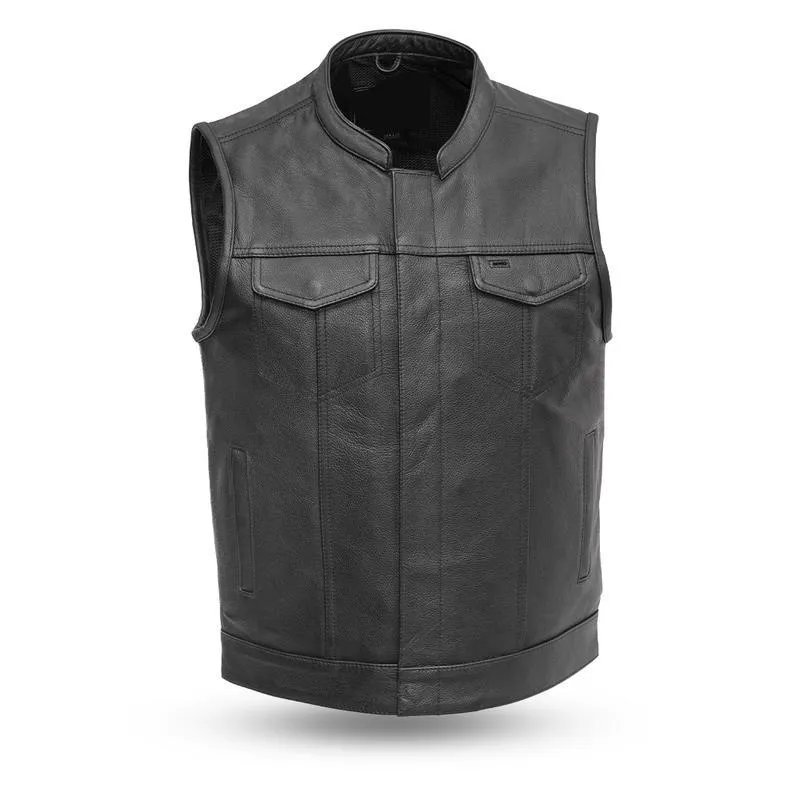 MKL - Busta Men's Motorcycle Leather Vest