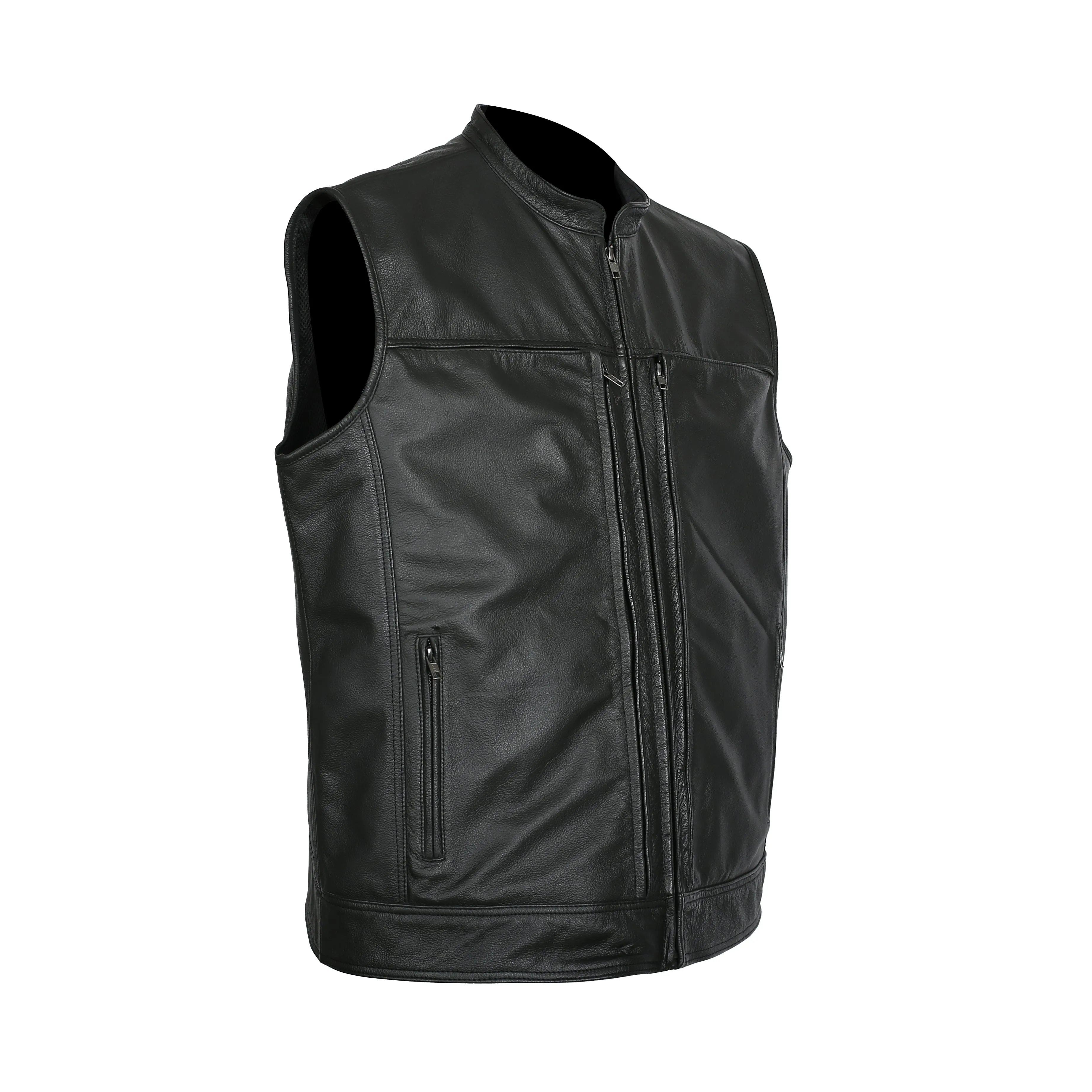 MKL - Quito Men's Motorcycle Leather Vest