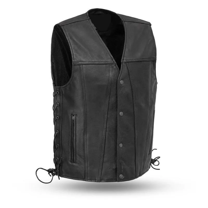 MKL - Scorpio Men's Motorcycle Leather Vest