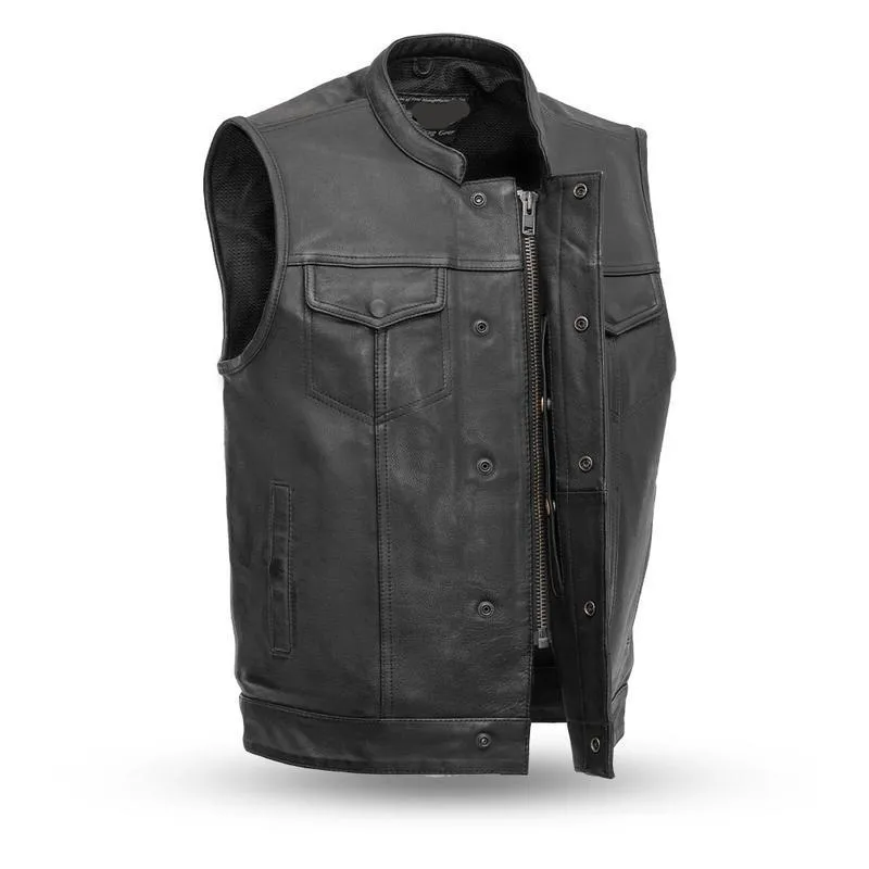 MKL - Victor Men's Motorcycle Leather Vest