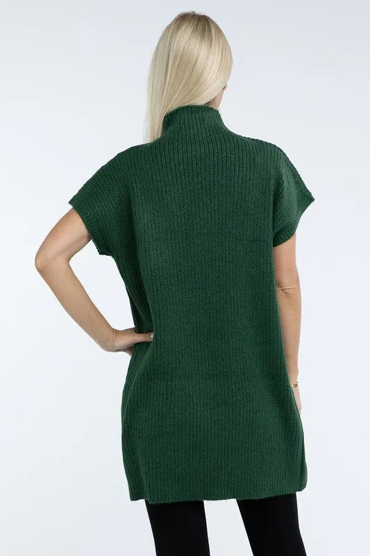 Mock Neck Sweater Dress