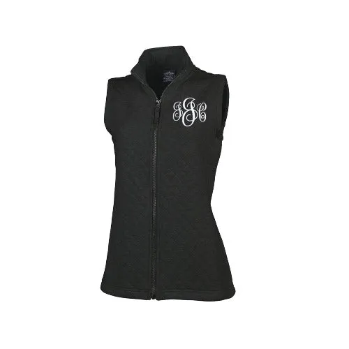 Monogrammed Quilted Vest