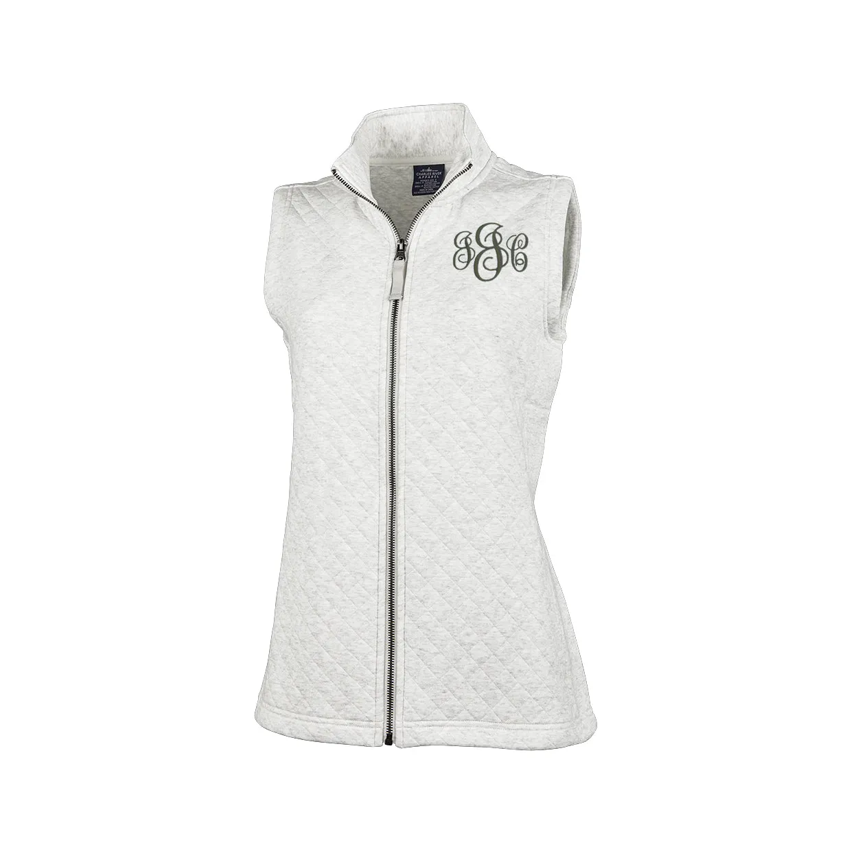 Monogrammed Quilted Vest