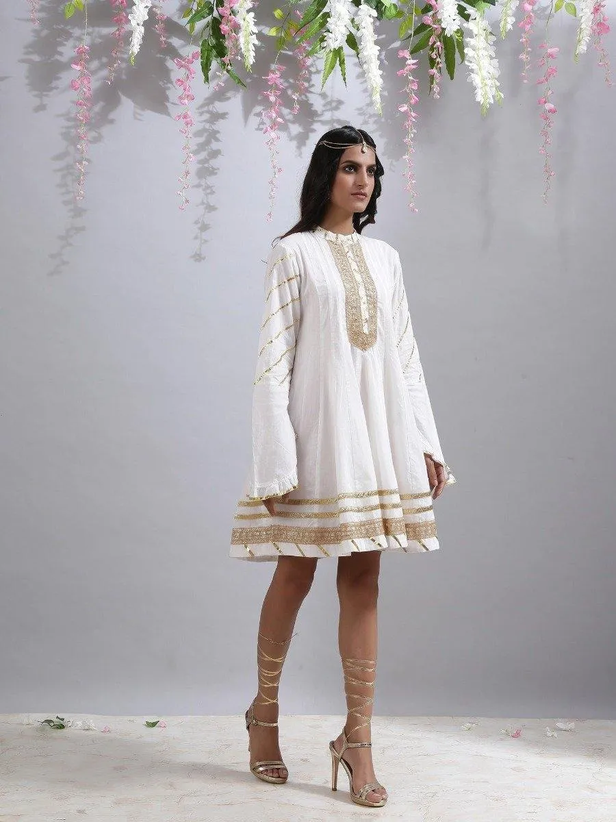 Nadia- ivory tunic