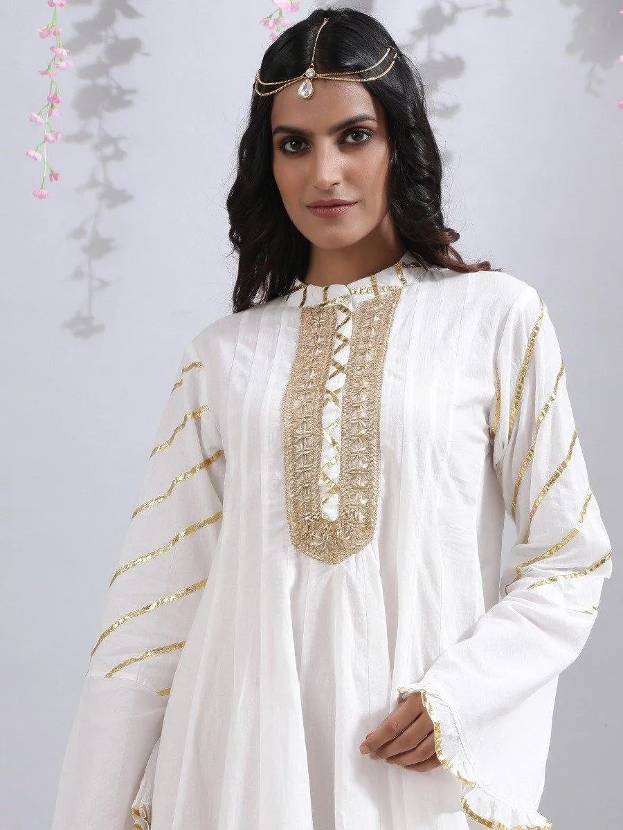 Nadia- ivory tunic