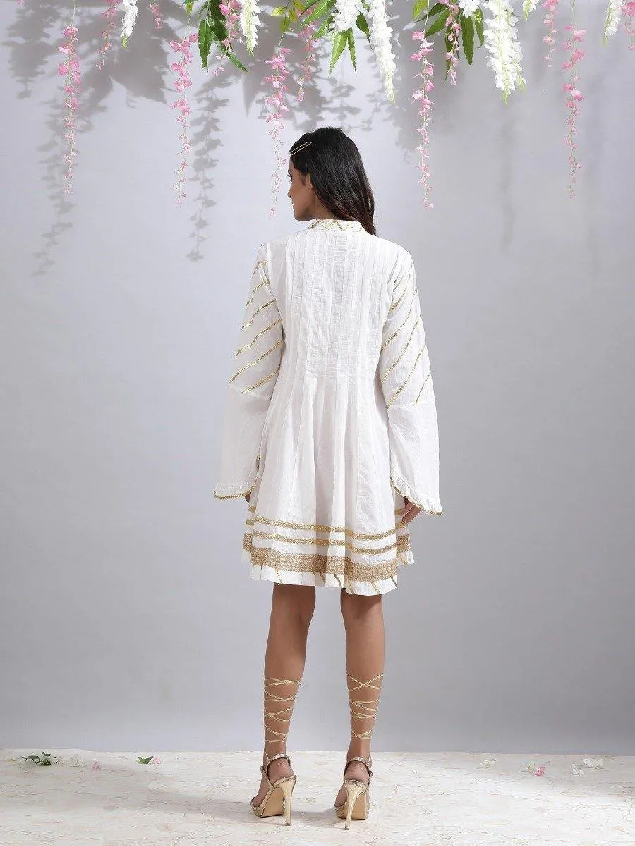 Nadia- ivory tunic