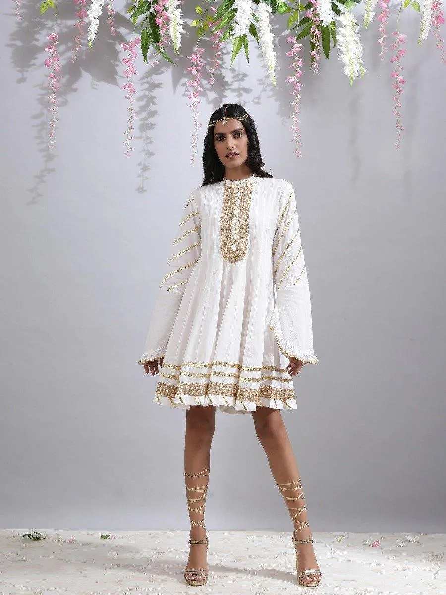 Nadia- ivory tunic