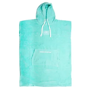 Ocean And Earth Ladies Hooded Poncho Towel - Mint