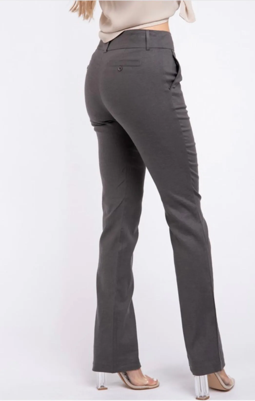 *Outlet* Kiley Dress Pants (Charcoal)