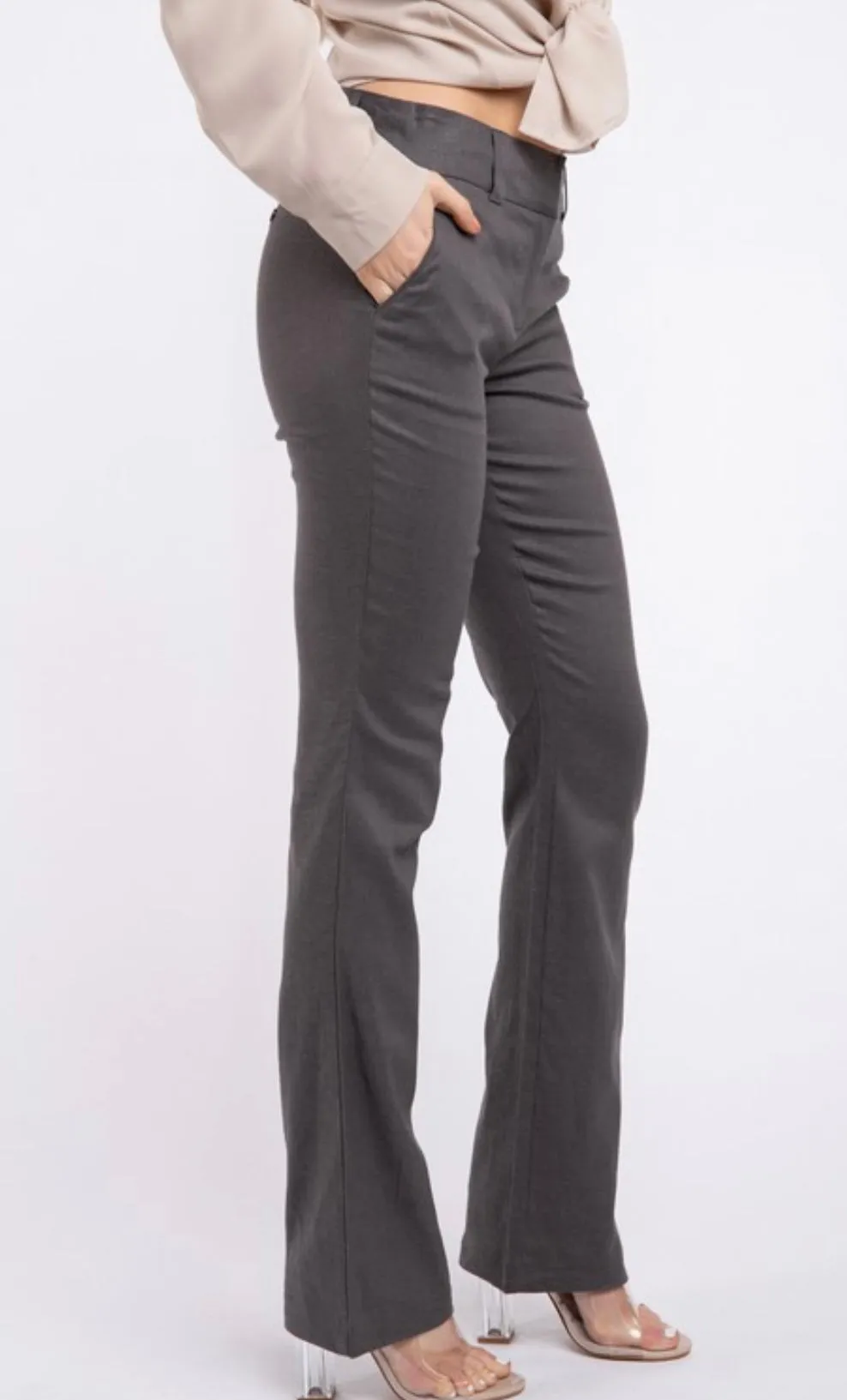 *Outlet* Kiley Dress Pants (Charcoal)