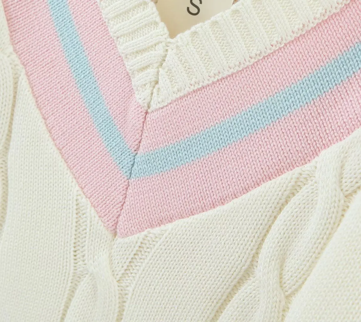 Pastel V Neck Sweater