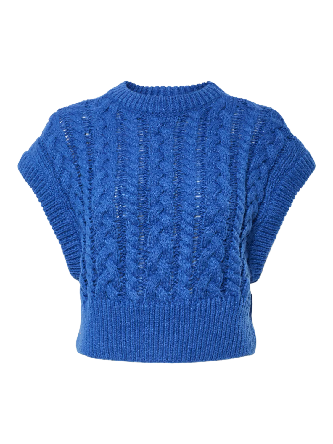 PCSITTA Knit Waistcoat - Beaucoup Blue