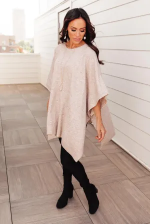 Pocket Poncho in Natural