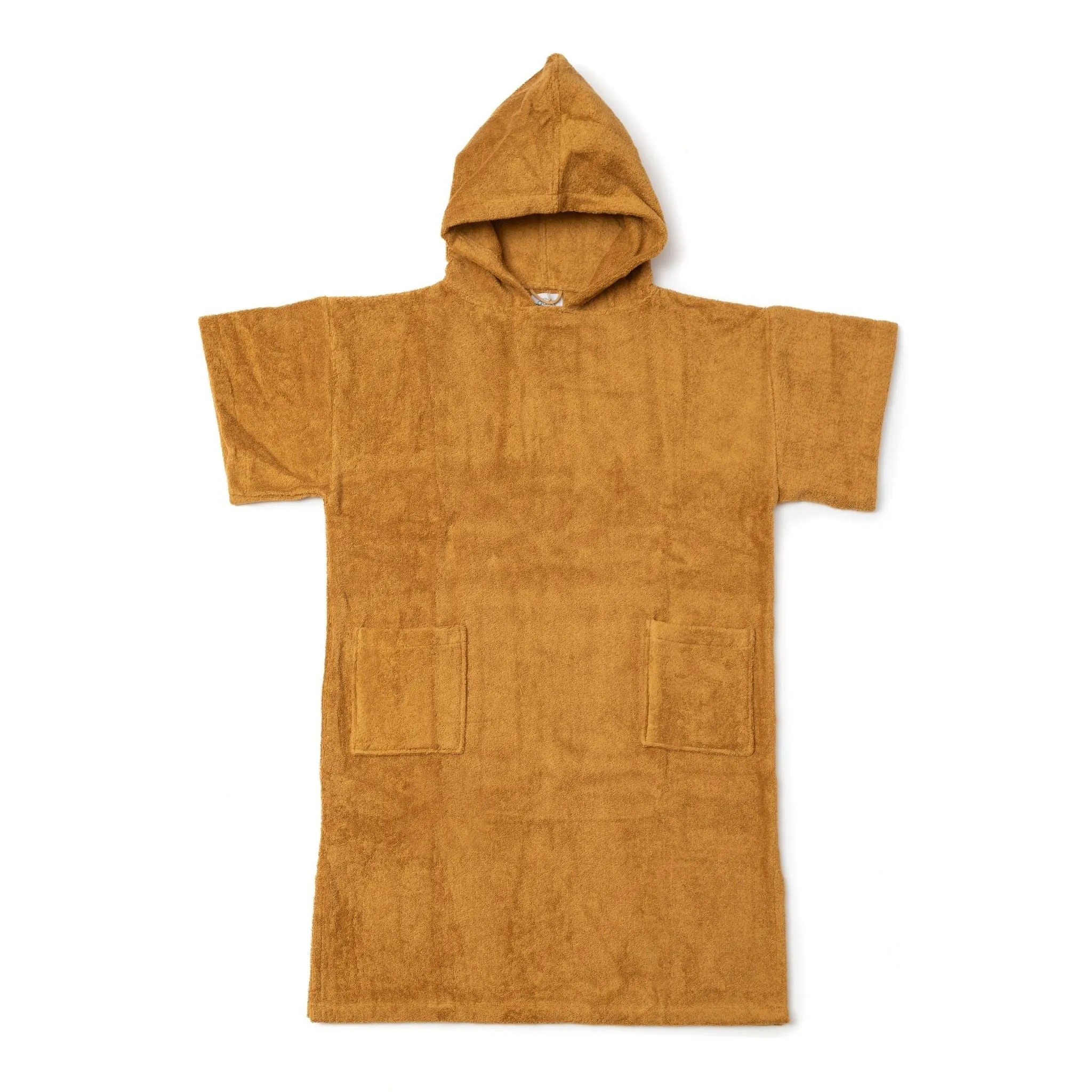 Poncho Premium coton bio - Caramel