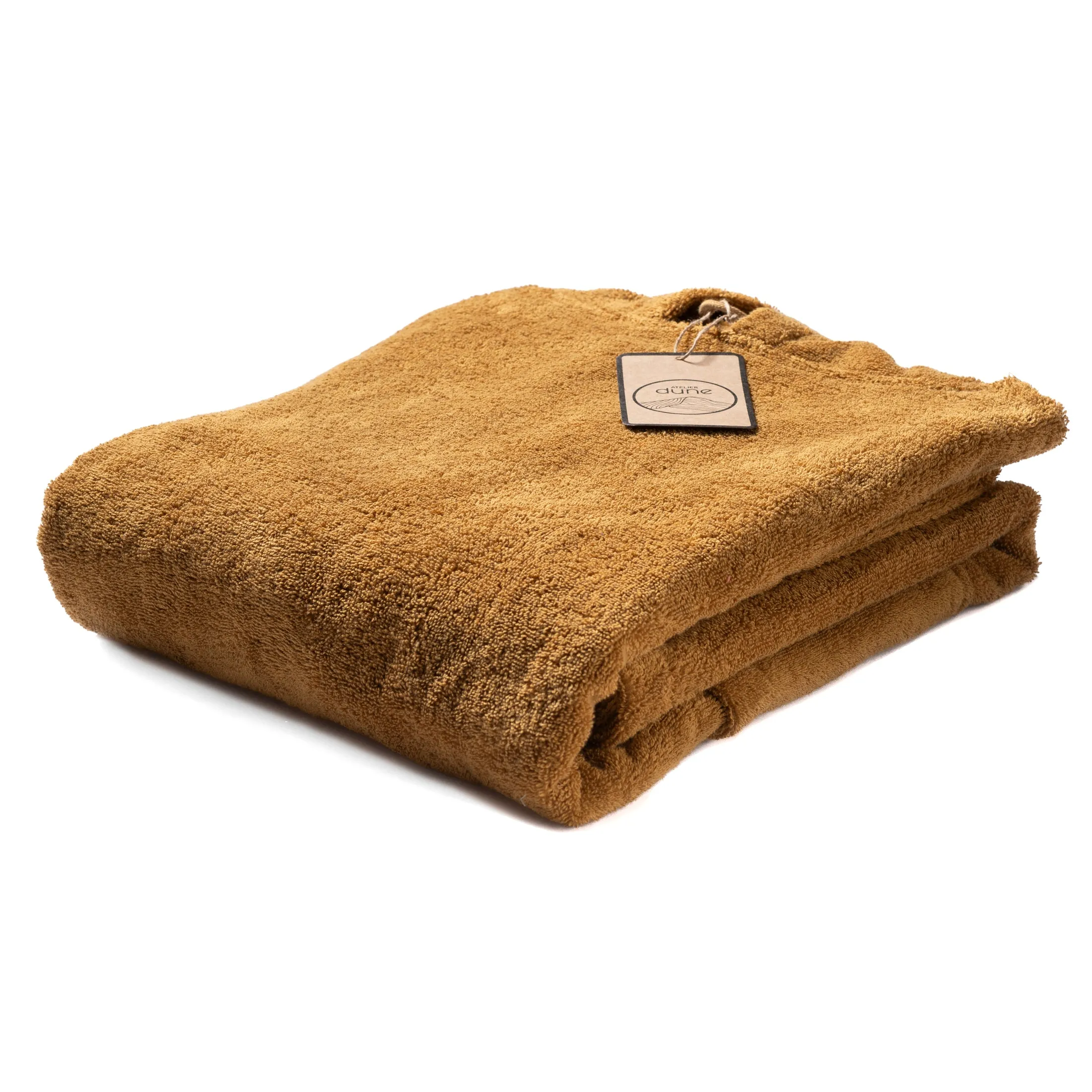 Poncho Premium coton bio - Caramel