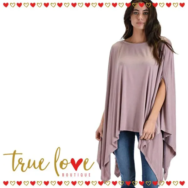 Poncho Tunic Top