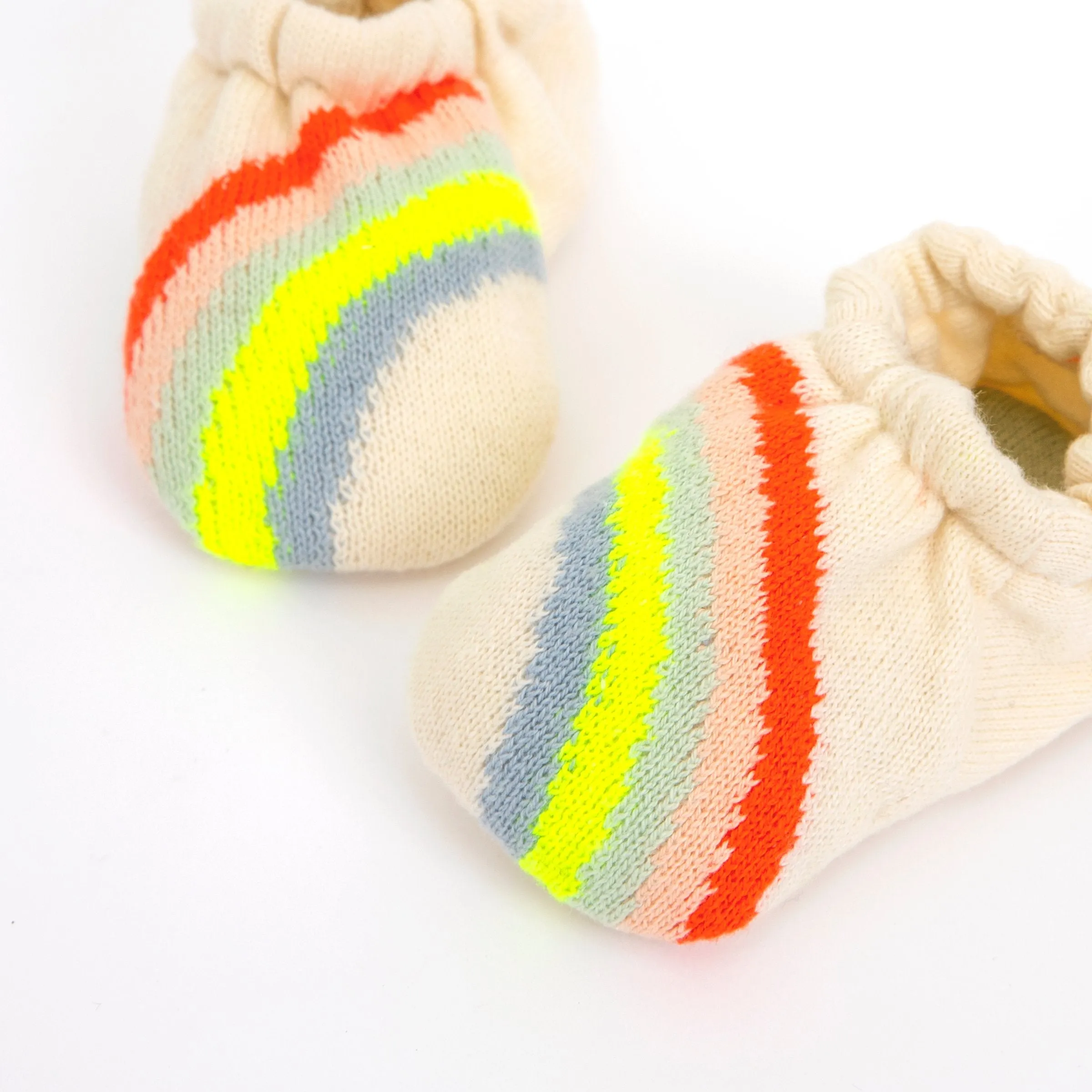 Rainbow Baby Booties