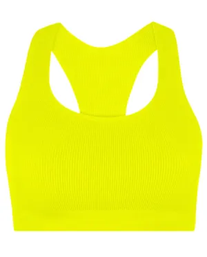 Ribbed Elated Neon Yellow