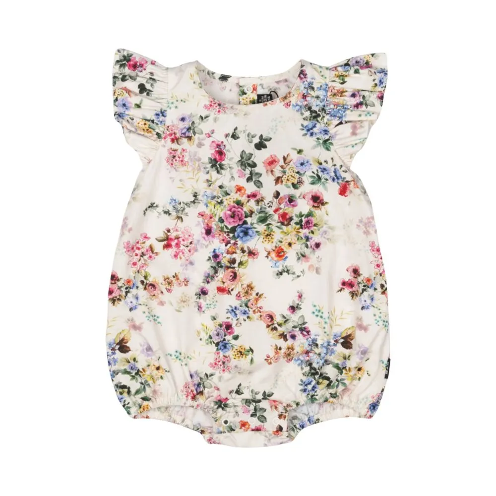 Rock Your Baby - Wild Meadow Bubble Bodysuit - Floral