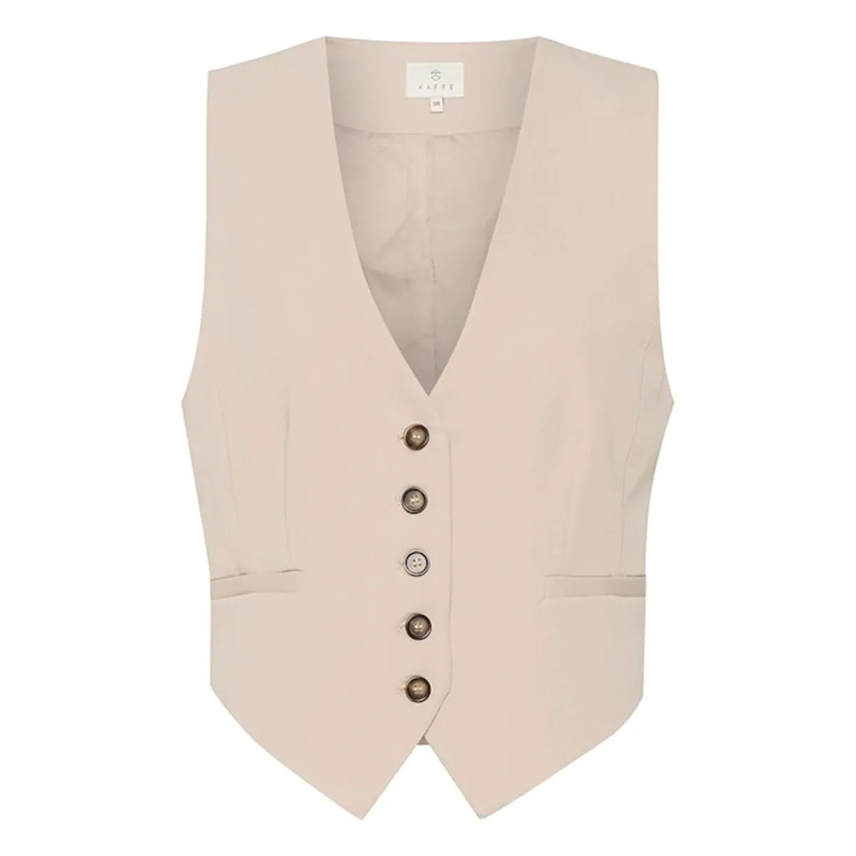 Sakura waistcoat feather gray