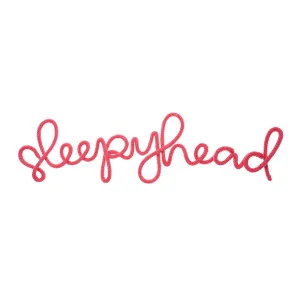 'Sleepyhead' Wall Decoration - Neon Pink