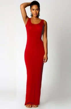 Sleeveless Bodycon Maxi Dress