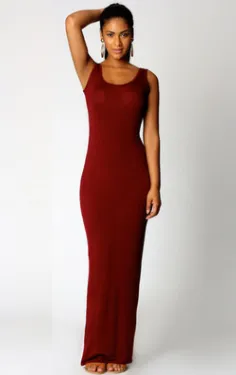 Sleeveless Bodycon Maxi Dress