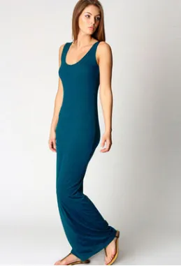 Sleeveless Bodycon Maxi Dress