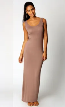 Sleeveless Bodycon Maxi Dress