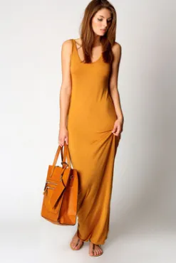 Sleeveless Bodycon Maxi Dress