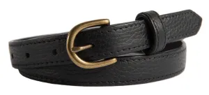 Soho Belt, (0.75") Antiqued Brass Buckle