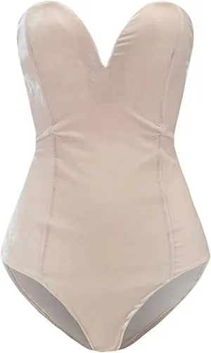 Sweetheart One Piece Beige Bodysuit