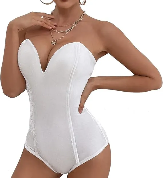 Sweetheart One Piece Beige Bodysuit