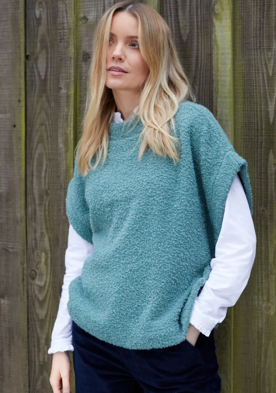 Tabitha Button Poncho