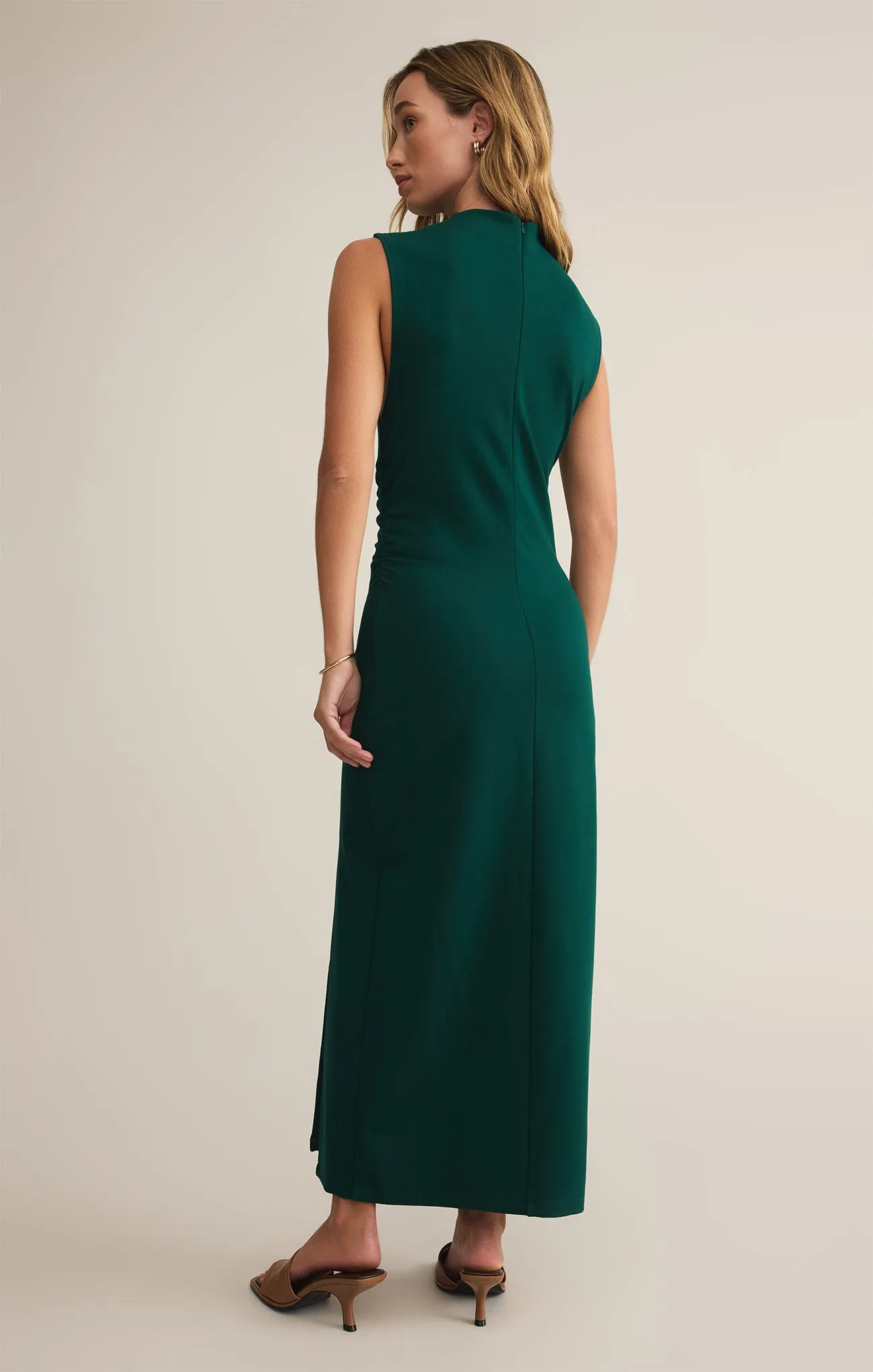 Tamara Mock Neck Midi Dress