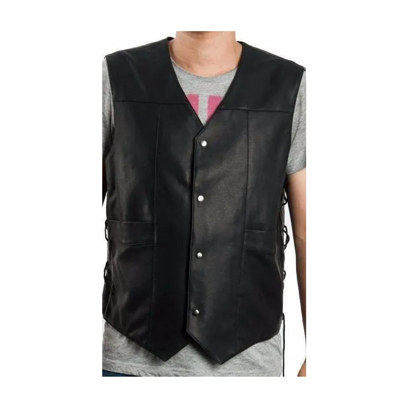 The Walking Dead Daryl Dixon Angel Wings Black Vest