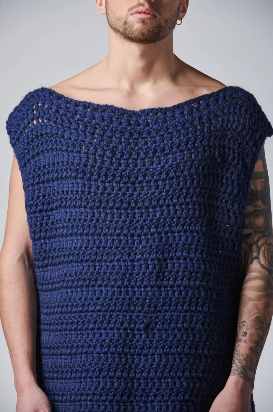 TIISHATSU hand knitted t-shirt