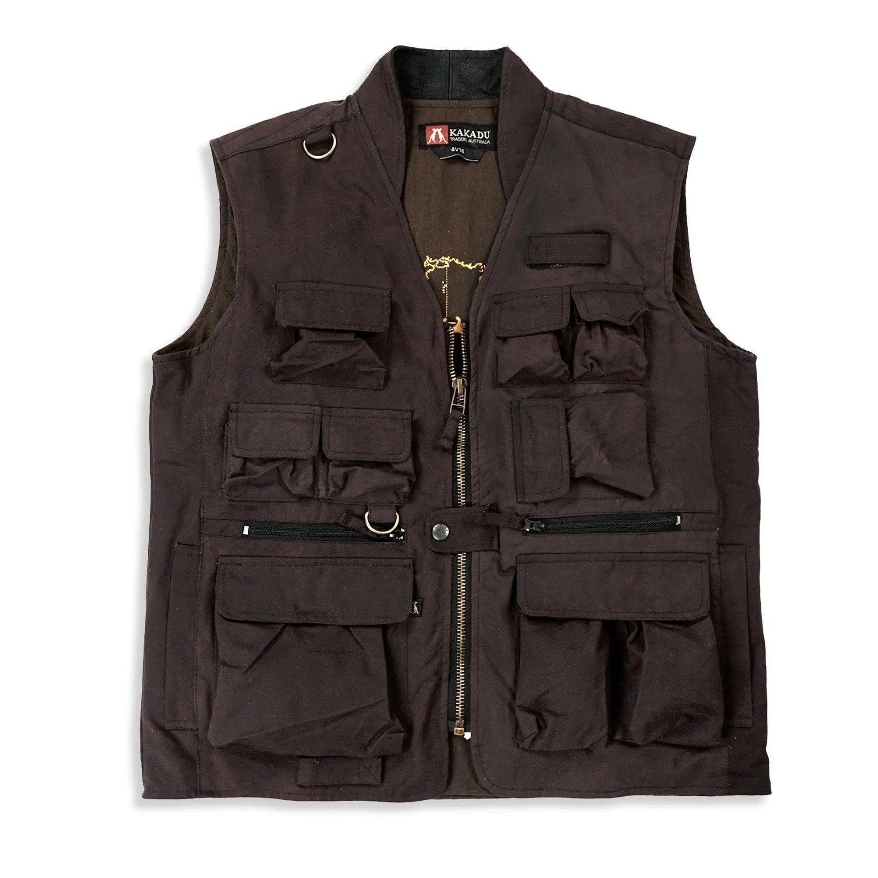 Traveller Multi-Pocket Vest in Black