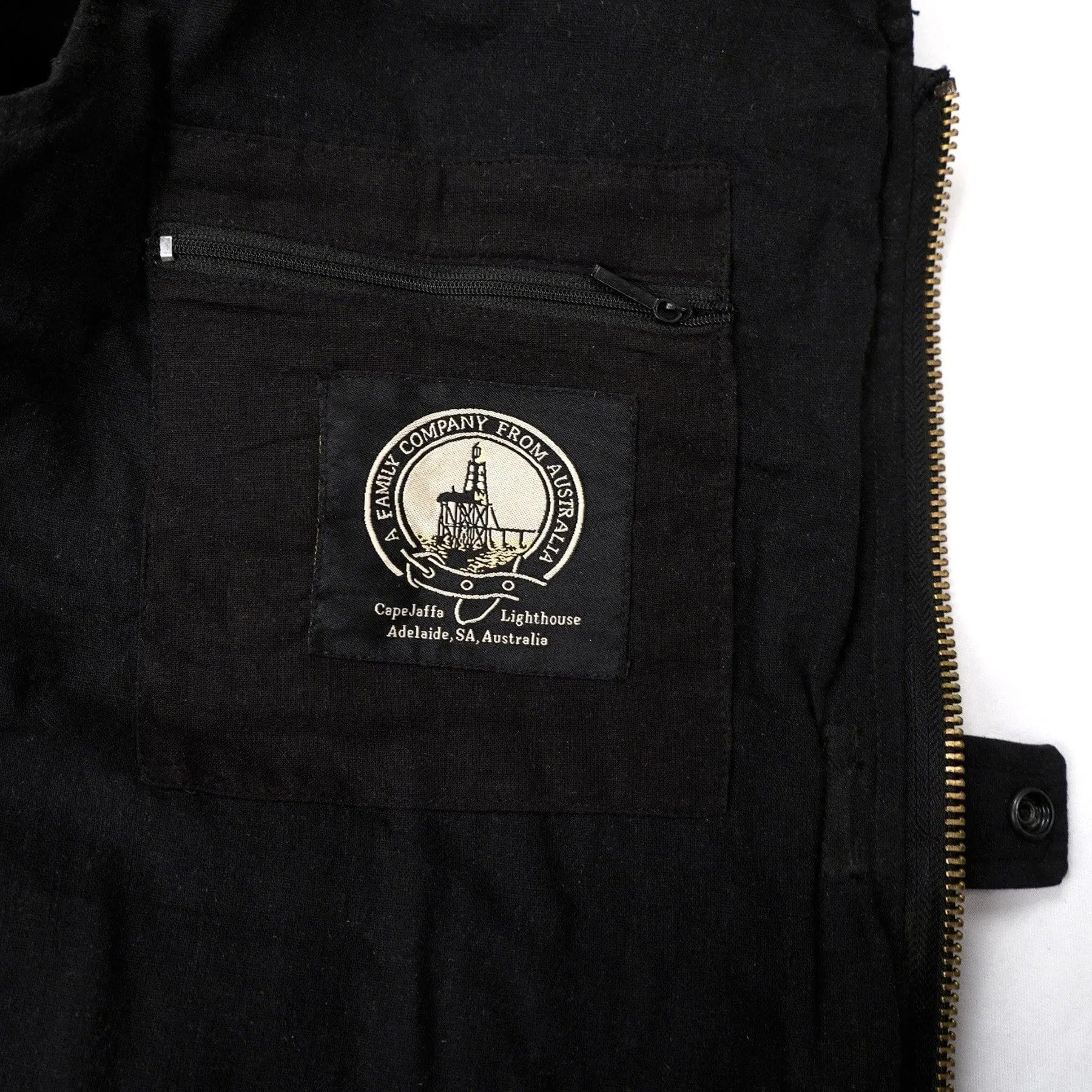 Traveller Multi-Pocket Vest in Black