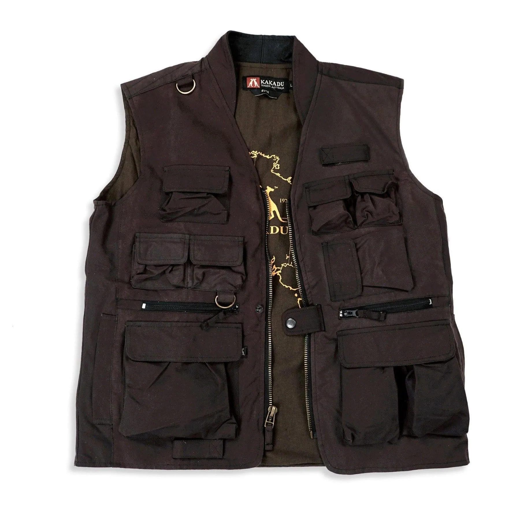 Traveller Multi-Pocket Vest in Black