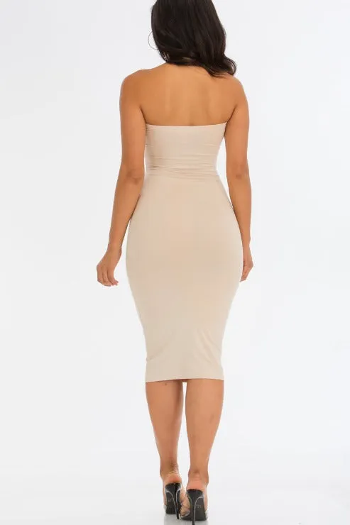 Tube Bodycon Midi Dress