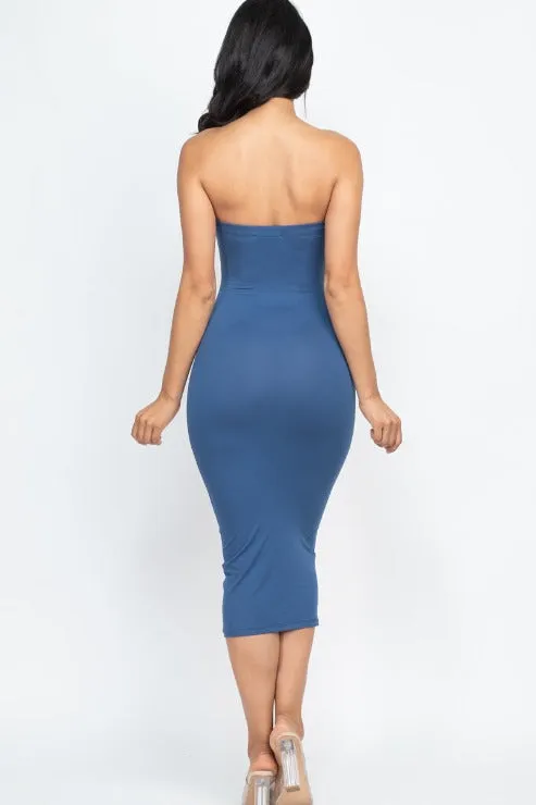 Tube Bodycon Midi Dress