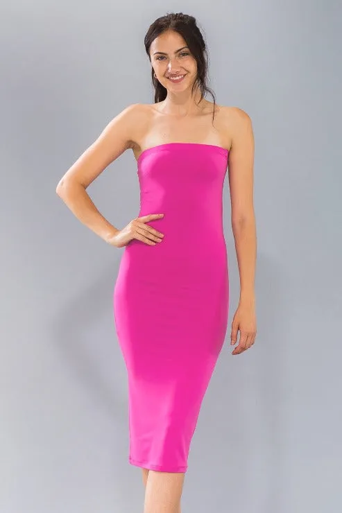 Tube Bodycon Midi Dress