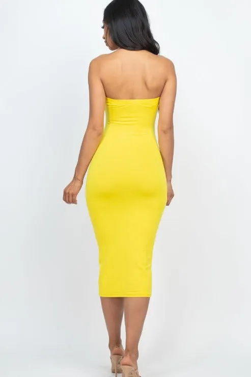 Tube Bodycon Midi Dress