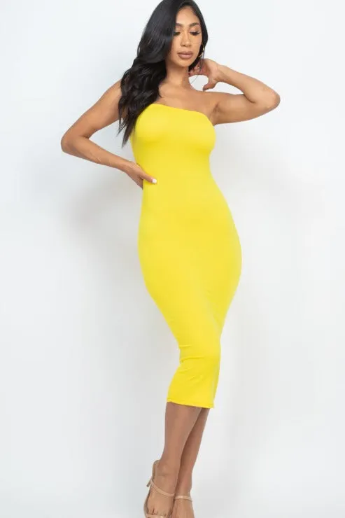 Tube Bodycon Midi Dress